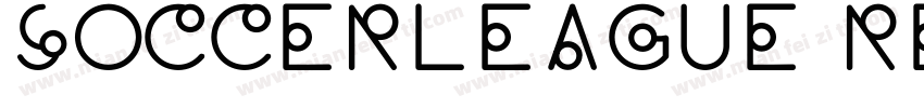soccerleague regulat字体转换